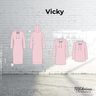 Kleid Vicky Gr. 34-54 Schnittmuster Sweatkleid | Beamerdatei thumbnail number 10
