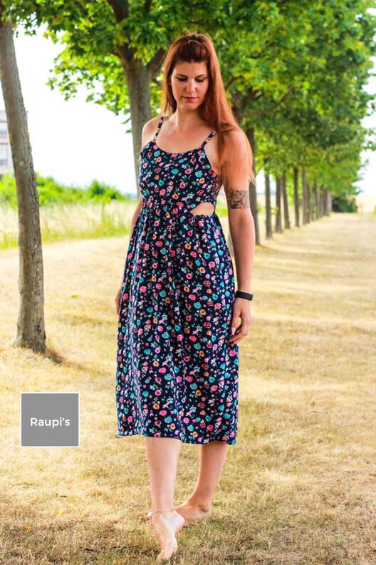 Sommerkleid "Sommerlotte" mit Cut-Outs Gr.34-48 image number 6