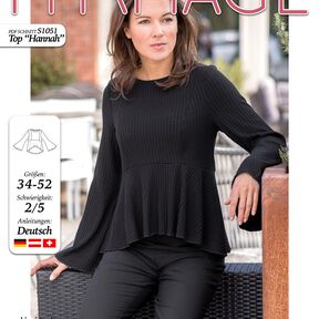Top HANNAH Nähanleitung + Schnitt