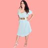 Kleid Tunika gerundeter Saum + Taschen SINAR ♥ Gr. 34-56 thumbnail number 4