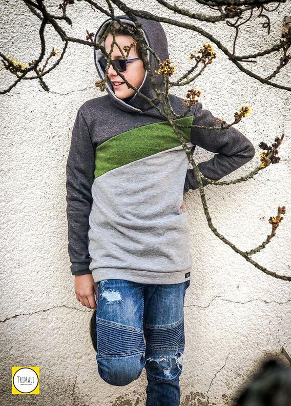 Kinder-Hoodie "Kleiner-Kai"- Nähanleitung - 86-176 image number 3