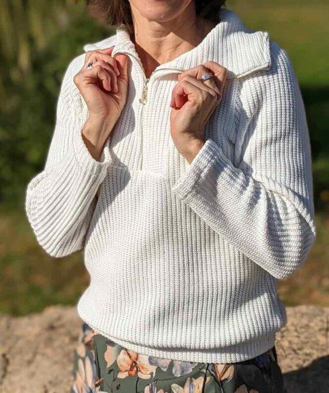 Pullover "ZITA" Nähanleitung und Schnitt Gr. 158–46 image number 4