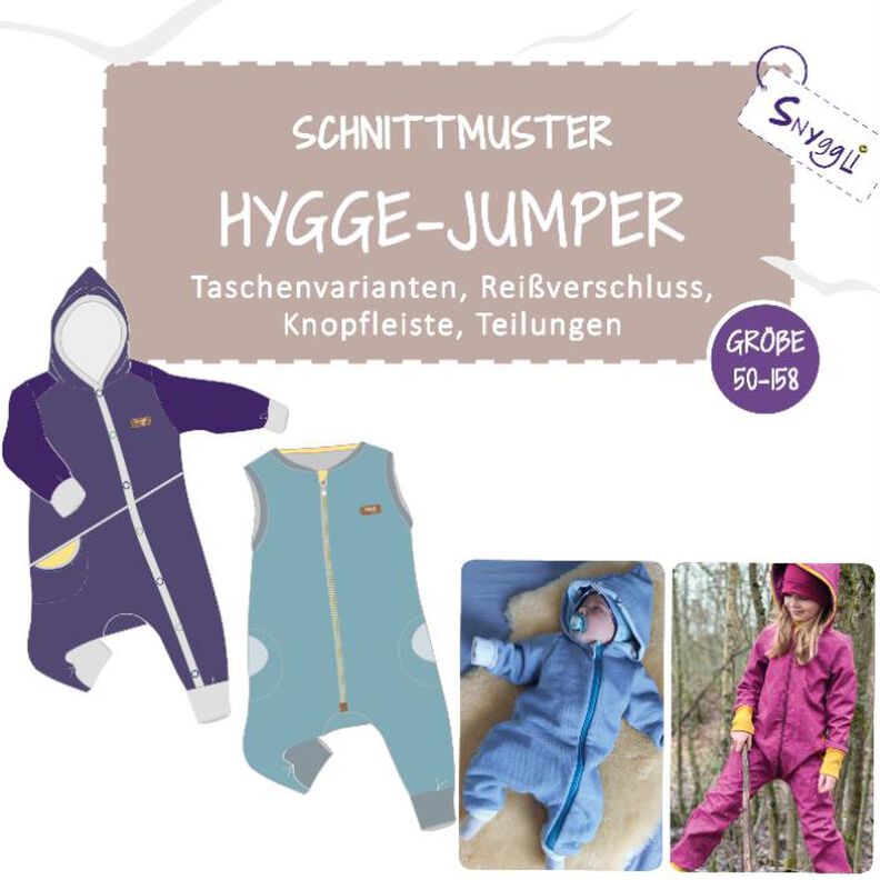 Hygge-Jumper Gr. 50-158, Overall, Jumpsuit, Onesie image number 1