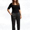 Mira Sweathose lang oder 7/8 mit Bündchen Gr. 34–50 A4+A0 thumbnail number 2
