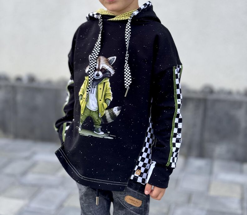 lovely oversized hoodie 50-164 KOMBI-eBook Pullover  image number 8