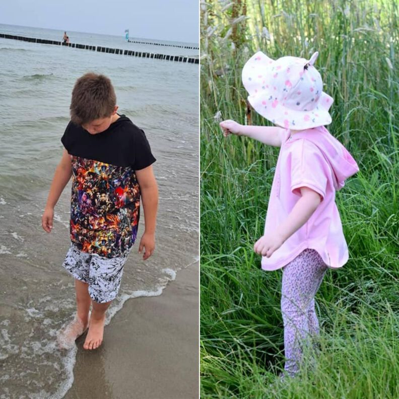 Kinder Sommer Hoodie Badeponcho PINTAR ♥ Gr. 98-164 image number 3