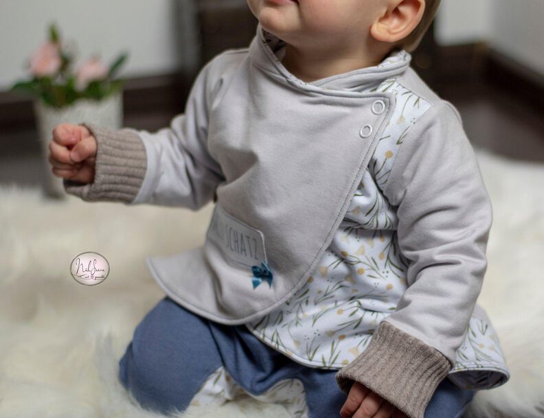 *crossbutton* Cardigan Jacke Übergangsjacke Naehanleitung image number 10