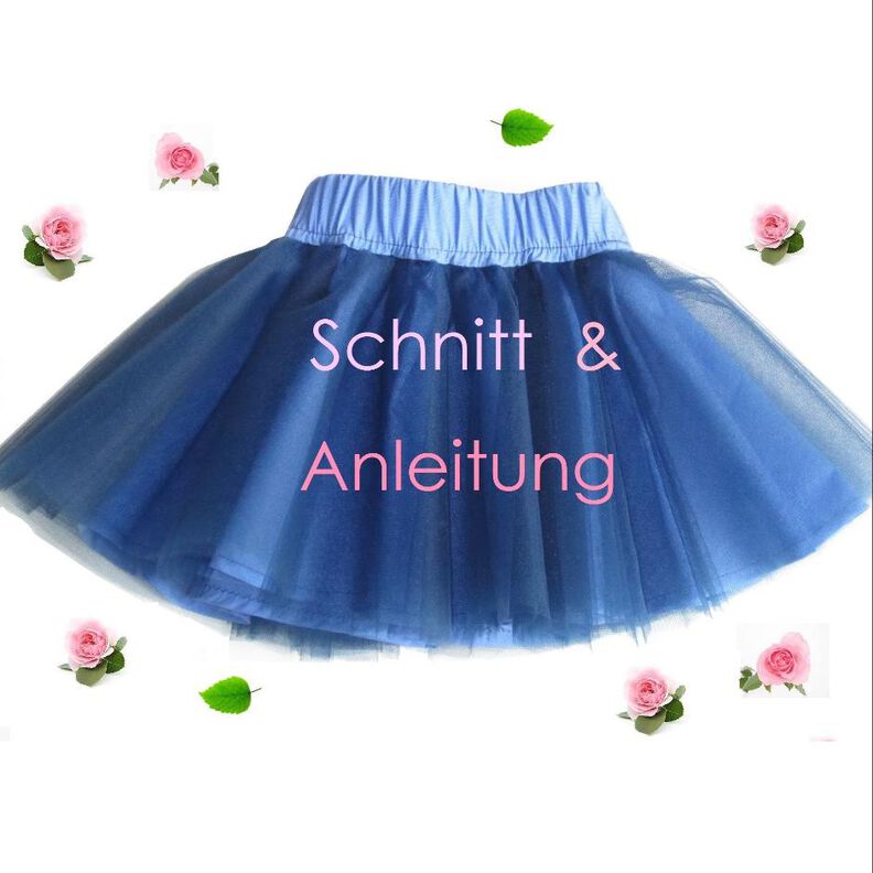 Schnitt + Anleitung Tüllrock Tutu 74-128 image number 1