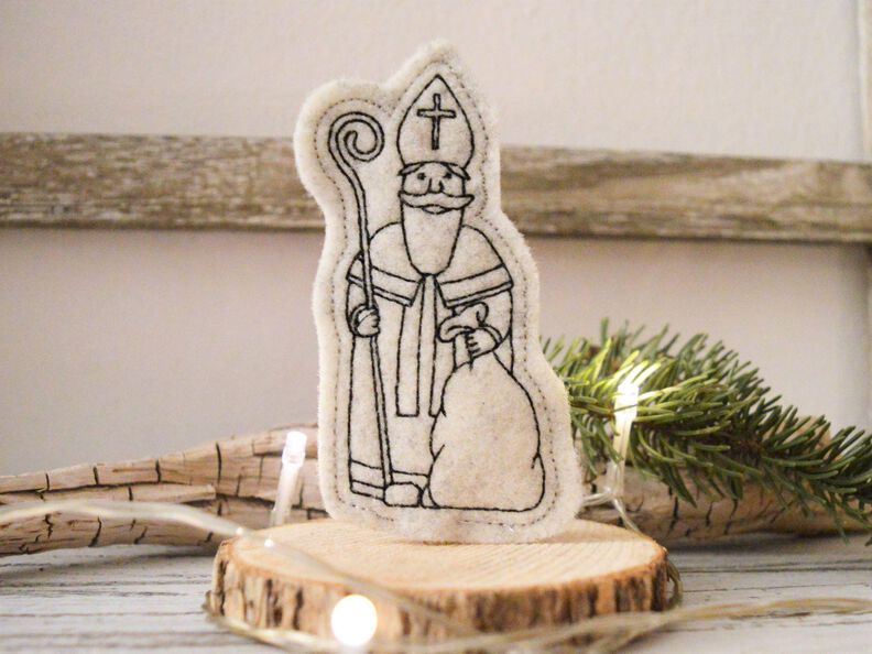 Stickdatei Nikolaus Stabstickdatei image number 6