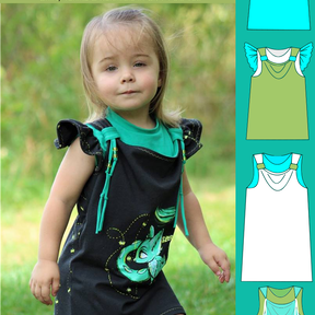 Sommerfee Shirt, Tunika und Kleid Gr. 74 bis 152