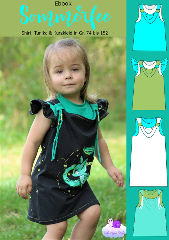 Sommerfee Shirt, Tunika und Kleid Gr. 74 bis 152 image number 1