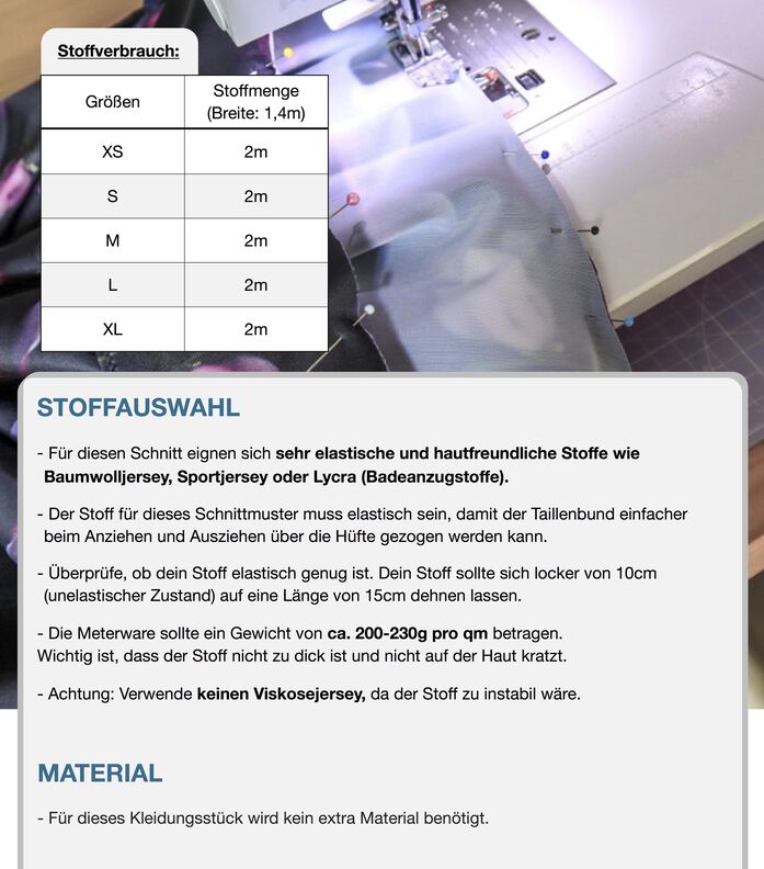 Rock #Mira Nähanleitung und Schnittmuster (XS-XL) image number 8