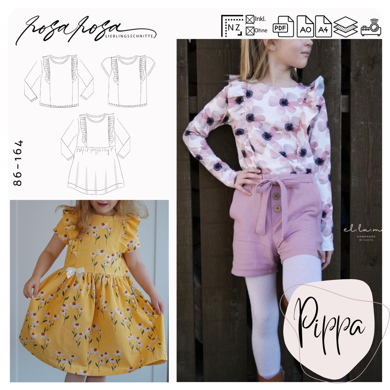 Pippa Shirt/Kleid 86-164 inkl. A4/ A0/ Beamer image number 1