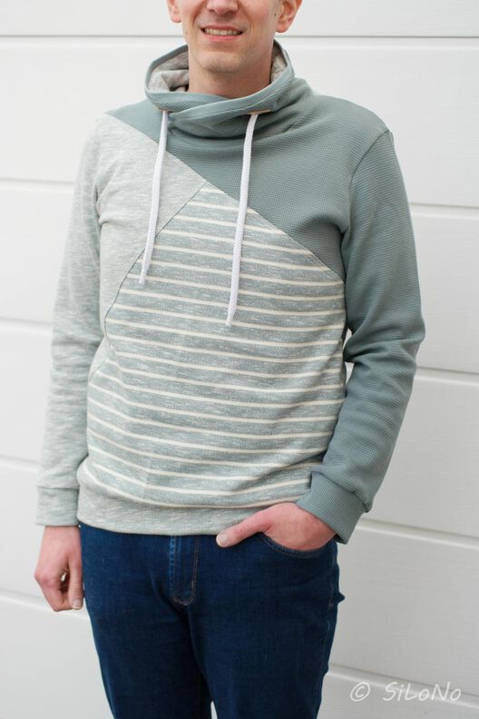 Hoodie SCHIO Men XS-XXXL Ebook Schnittmuster image number 6