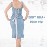 Bahnenrock Vivi Gr. 34-46  Schnittmuster thumbnail number 2
