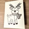 Plotterdatei Rentier / Reh Winter - 2 Varianten SVG PNG DXF thumbnail number 4