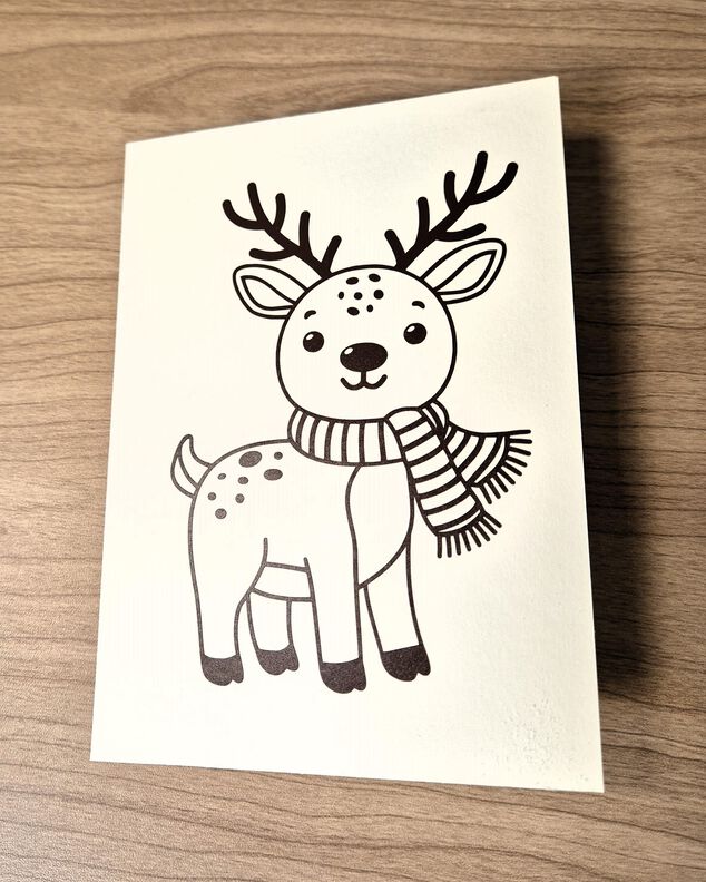 Plotterdatei Rentier / Reh Winter - 2 Varianten SVG PNG DXF image number 4