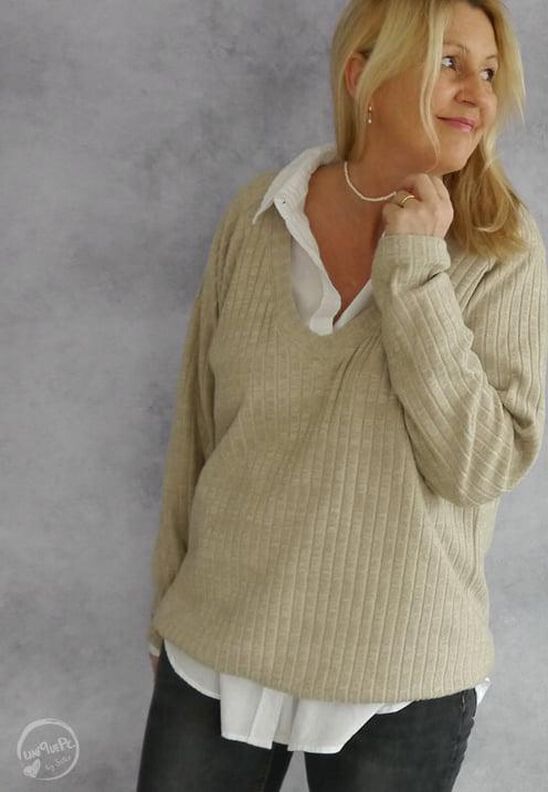 Damen Shirt Raglan viele Varianten SAMA ♥ Gr. XS-XXL image number 4