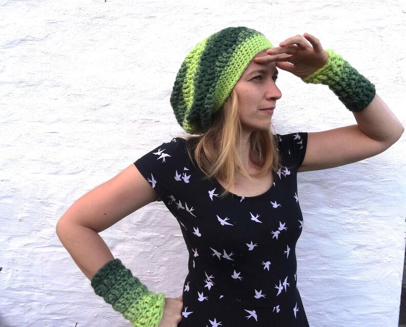 Beanie "Waldrauschen" Mütze häkeln alle Größen image number 3