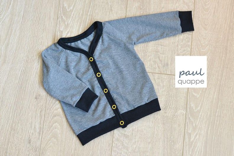 Baby-Cardigan / Schnittmuster und Nähanleitungen image number 6