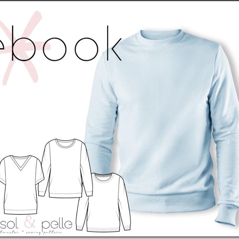 Ebook / Anleitung Männer Longsleeve *mit A0-Datei + Video* image number 1