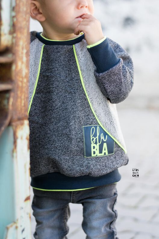 CL*OVER POCKET SWEATER KOMBI (56 bis 170) image number 3
