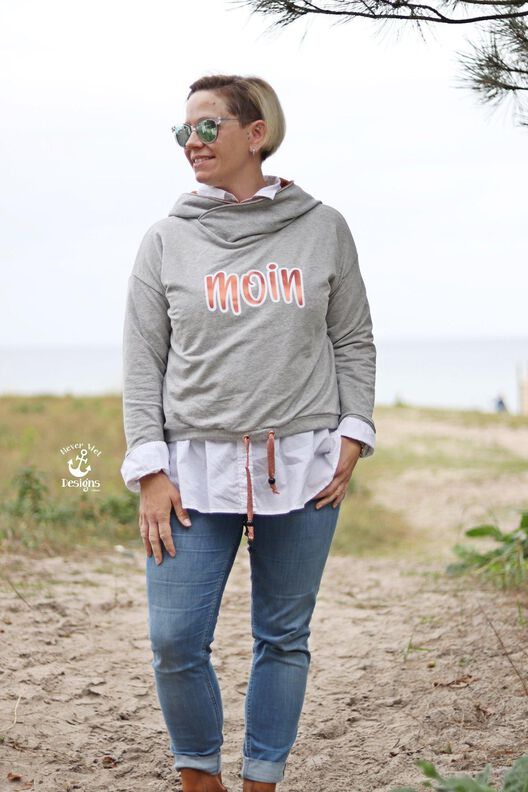*Cool Queen Hoodie 2.0* Cropped Hoodie, Hoodie, Hoodiekleid  image number 2