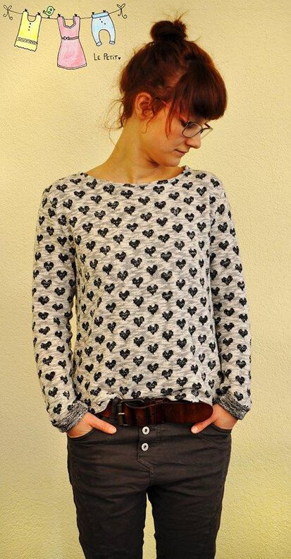 "Lounge-Sweater-Women" Sweatshirt / Schnittmuster image number 4