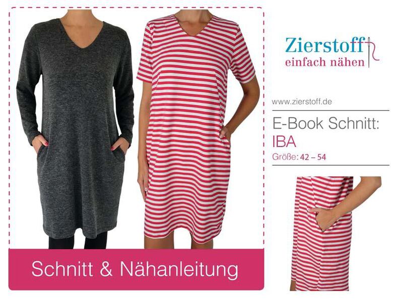 Cofort Fit Kleid "IBA" Nähanleitung Gr. 42–54 image number 2