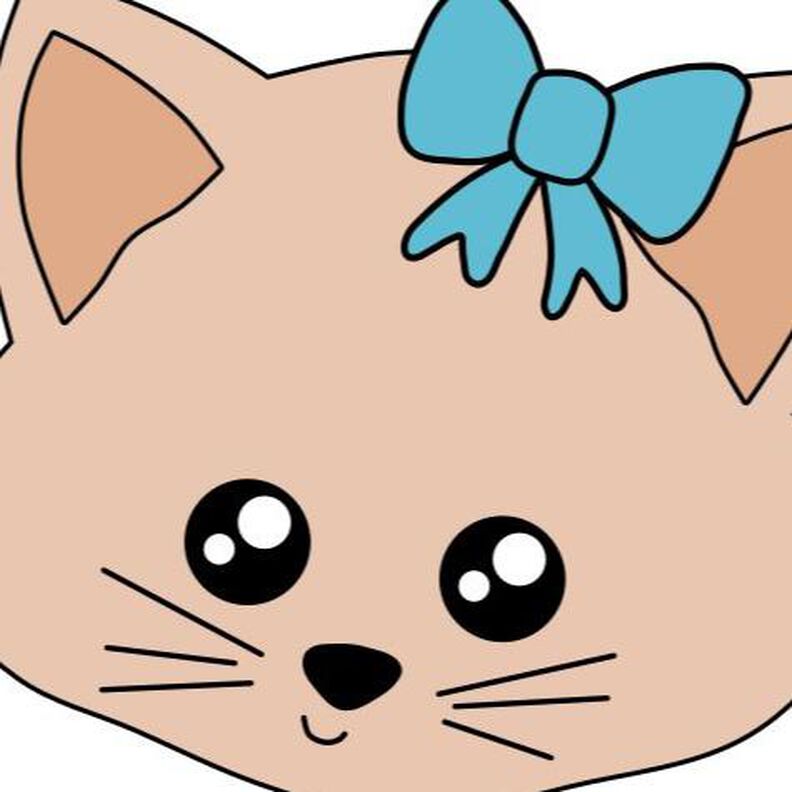Katze Mimi Applikationsvorlage PDF image number 1
