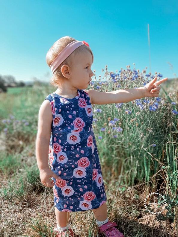 Kinder Träger Top oder Sommer Kleid KETIKA ♥ Gr. 92-164 image number 3