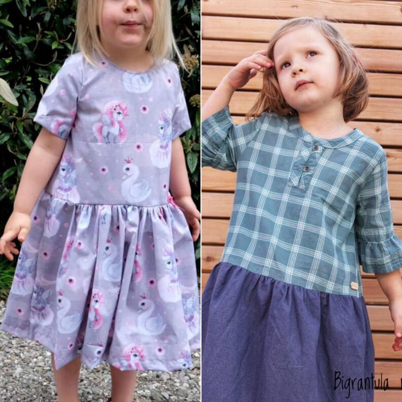 Kinder Kleid Stufenkleid viele Optionen CANTIK ♥ Gr. 110-164 image number 7