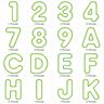 10cm Buchstaben und Zahlen Stickdatei Alphabet Zahl thumbnail number 3