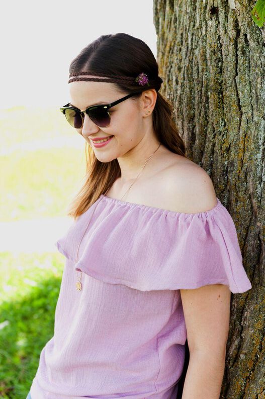  Off and Over-Shoulder Dress & Blouse / Schnittmuster Kleid image number 6