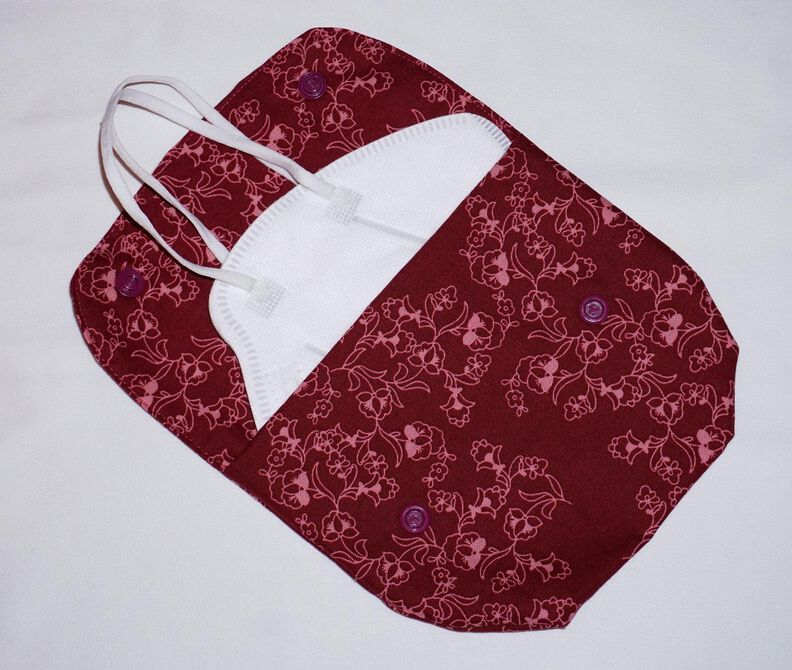 schnelle Tasche mit 3 Nähten 5 Größen FFP2 Masken image number 4