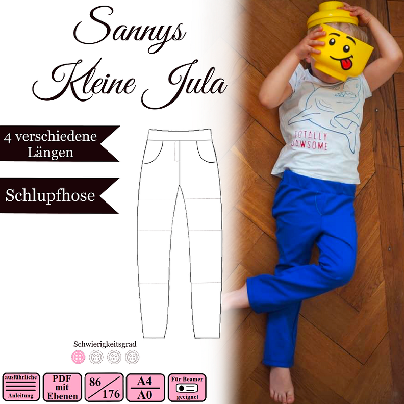 Kleine Jula - Gr 86-176 - EBook und Nähanleitung image number 1