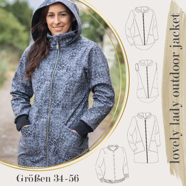 lovely lady outdoor jacket 34-56 Damenjacke Weste Mantel  image number 1
