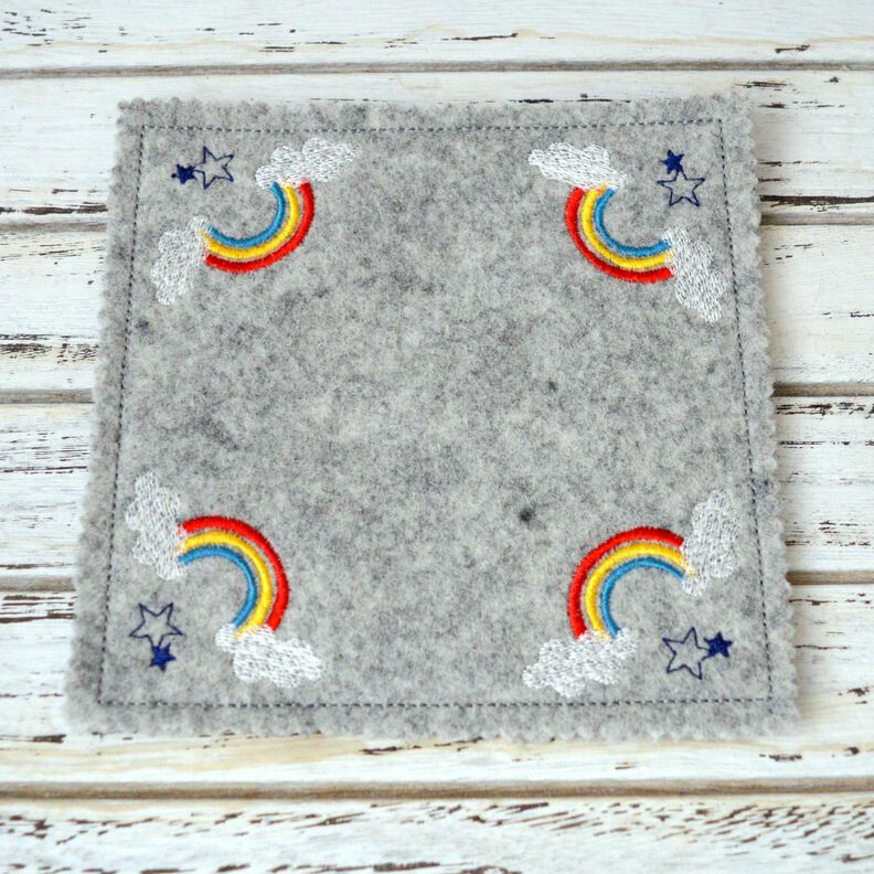 ITH Stickdatei Untersetzer Himmel 6 Motive image number 2