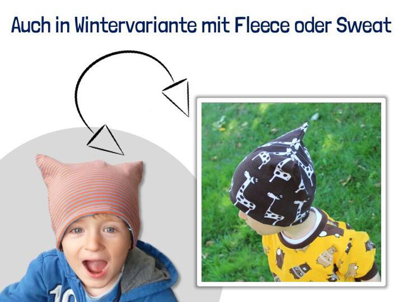 Mütze Fiete | schnelle Mütze | zum Wenden | A4, A0, Beamer image number 5