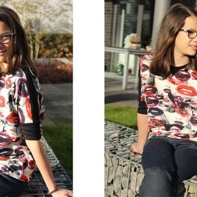 Shirt "ALIZIA" - Schnittmuster Gr. 110-152
