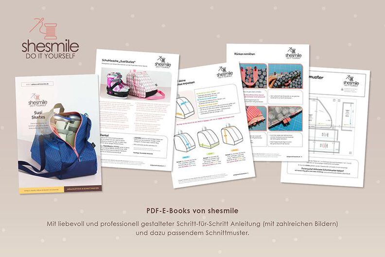 Schuhtasche SusiSkates (Nähanleitung und Schnittmuster) image number 9