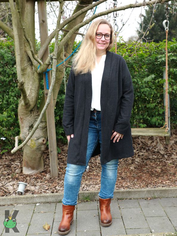 Ebook Damen Basic-Cardigan *mit A0-Datei + Video* image number 4