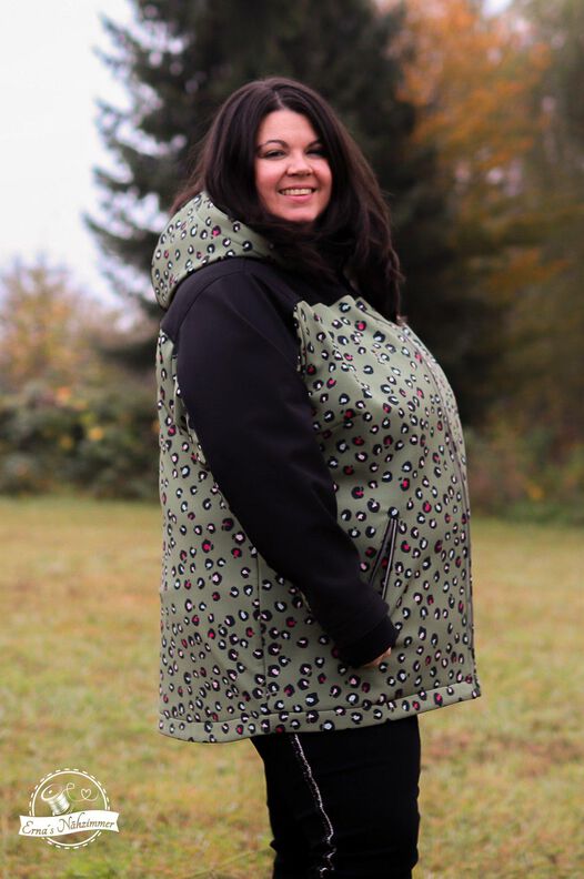 Softshelljacke Damen Schnittmuster Gr. 32-58 - mein PEPE #80 image number 7