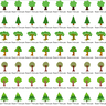 Stickdatei - Baum gefüllt Bäume thumbnail number 3