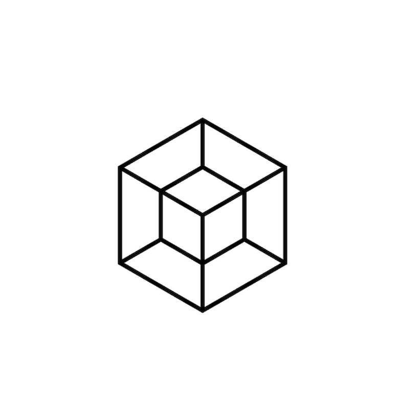 Tesserakt Polygon Tesseract Plotterdatei image number 1