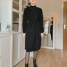 Midi Sweatshirtkleid  | Kleid mit Bindedetails | Linnea thumbnail number 9