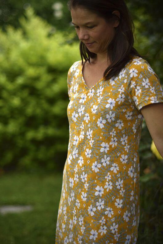 Basic Shirt, Kleid (34-46) VITORIA Damen Schnittmuster image number 3