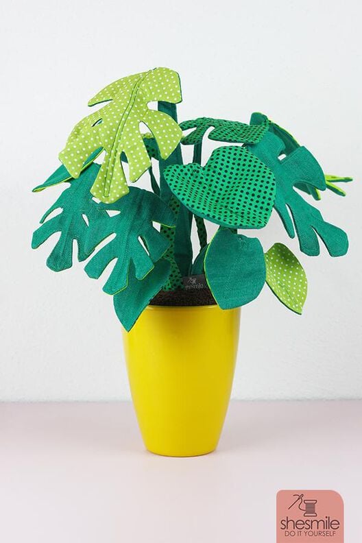 Zimmerpflanze Monstera (Nähanleitung & Schnittmuster) image number 4