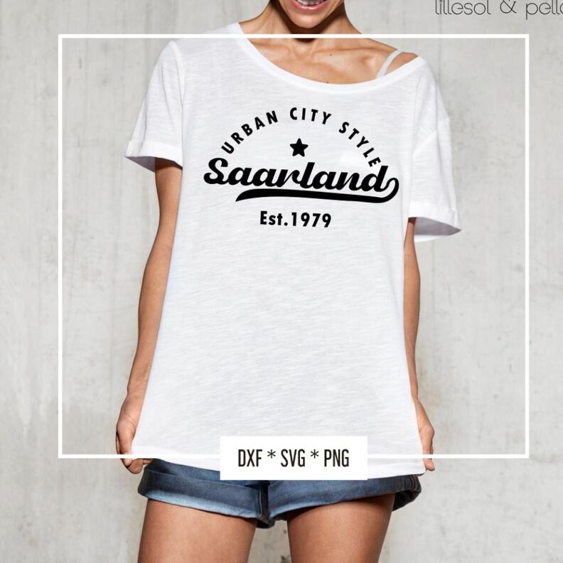 Plotterdatei Saarland Urban City Style image number 1