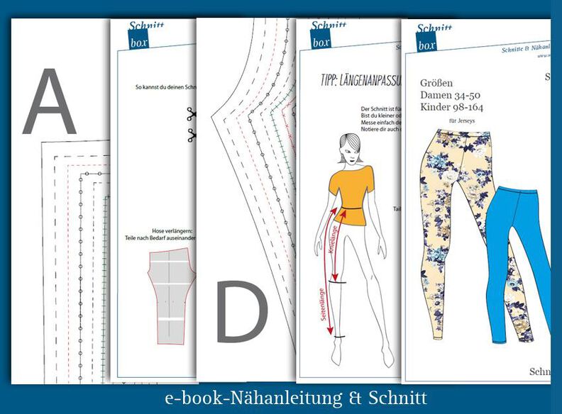 Leggings Cella Schnittmuster Damen Kinder image number 4